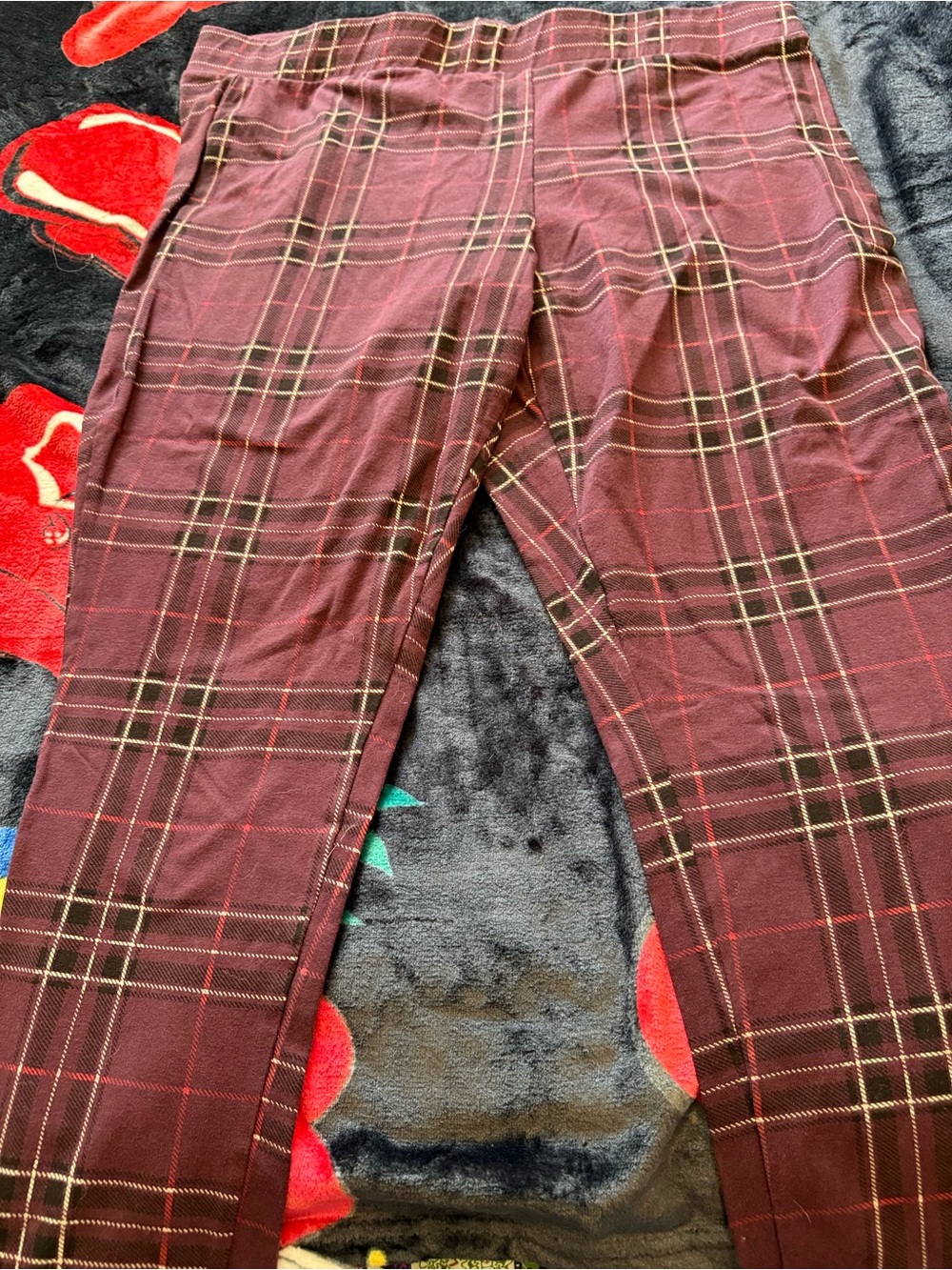 torrid Burgundy Plaid Men's Chinos